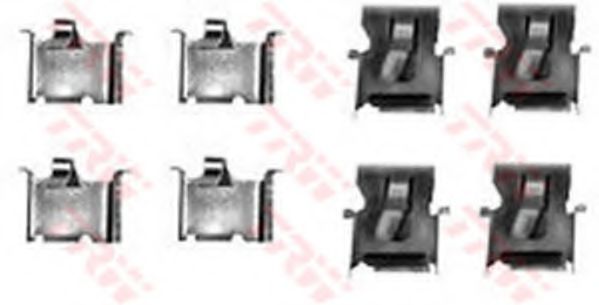 TRW PFK333 Комплектующие, колодки дискового тормоза для HONDA (Хонда) TRW PFK333 Комплектующие, колодки дискового тормоза для HONDA (Хонда)