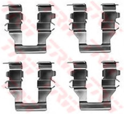 TRW PFK338 Комплектующие, колодки дискового тормоза для MITSUBISHI ECLIPSE I (Митсубиши/митсубиси Эcлипсэ и) TRW PFK338 Комплектующие, колодки дискового тормоза для MITSUBISHI ECLIPSE I (Митсубиши/митсубиси Эcлипсэ и)