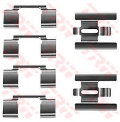 TRW PFK343 Комплектующие, колодки дискового тормоза для VOLVO 960 (Вольво 960) TRW PFK343 Комплектующие, колодки дискового тормоза для VOLVO 960 (Вольво 960)