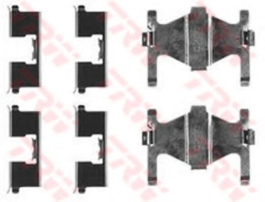 TRW PFK369 Комплектующие, колодки дискового тормоза для HONDA (Хонда) TRW PFK369 Комплектующие, колодки дискового тормоза для HONDA (Хонда)