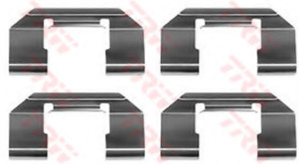 TRW PFK376 Комплектующие, колодки дискового тормоза для NISSAN PRIMERA (Ниссан Примера) TRW PFK376 Комплектующие, колодки дискового тормоза для NISSAN PRIMERA (Ниссан Примера)