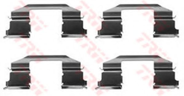TRW PFK383 Комплектующие, колодки дискового тормоза для HONDA PRELUDE IV (Хонда Прэлудэ иv) TRW PFK383 Комплектующие, колодки дискового тормоза для HONDA PRELUDE IV (Хонда Прэлудэ иv)