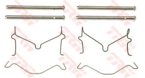 TRW PFK403 Комплектующие, колодки дискового тормоза для MAZDA 323 F V (Мазда 323 ф5) TRW PFK403 Комплектующие, колодки дискового тормоза для MAZDA 323 F V (Мазда 323 ф5)