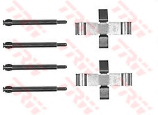 TRW PFK51 Комплектующие, колодки дискового тормоза для AUDI 80 (Ауди 80) TRW PFK51 Комплектующие, колодки дискового тормоза для AUDI 80 (Ауди 80)