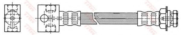TRW PHA389 Тормозной шланг для JEEP (Джип) TRW PHA389 Тормозной шланг для JEEP (Джип)