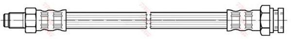 TRW PHB106 Тормозной шланг для SKODA (Шкода) TRW PHB106 Тормозной шланг для SKODA (Шкода)