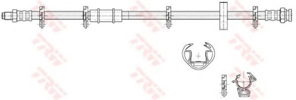 TRW PHB217 Тормозной шланг для FIAT STRADA II (Фиат Страда 2) TRW PHB217 Тормозной шланг для FIAT STRADA II (Фиат Страда 2)