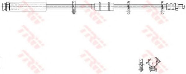 TRW PHB291 Тормозной шланг для LANCIA (Лансиа/лянча) TRW PHB291 Тормозной шланг для LANCIA (Лансиа/лянча)