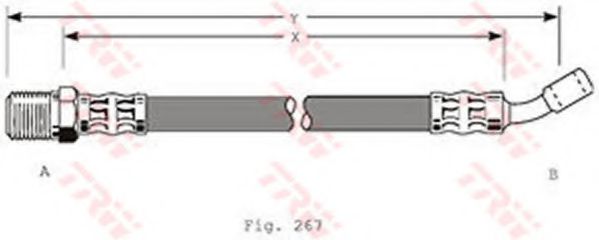 TRW PHD147 Тормозной шланг для SUZUKI (Сузуки) TRW PHD147 Тормозной шланг для SUZUKI (Сузуки)