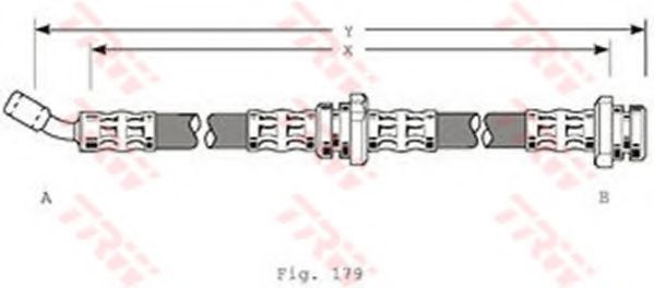 TRW PHD205 Тормозной шланг для NISSAN 100 NX (Ниссан 100 нx) TRW PHD205 Тормозной шланг для NISSAN 100 NX (Ниссан 100 нx)