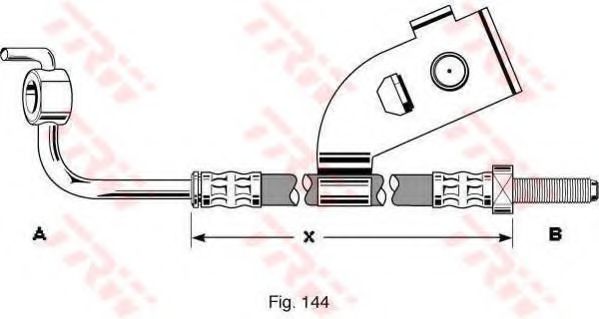 TRW PHD341 Тормозной шланг для FORD (Форд) TRW PHD341 Тормозной шланг для FORD (Форд)