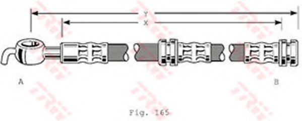 TRW PHD347 Тормозной шланг для VOLVO S40 I (Вольво С40 и) TRW PHD347 Тормозной шланг для VOLVO S40 I (Вольво С40 и)