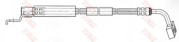 TRW PHD401 Тормозной шланг для JEEP (Джип) TRW PHD401 Тормозной шланг для JEEP (Джип)