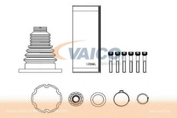 VAICO V10-6369 Комплект пылника, приводной вал для VOLKSWAGEN (Фольксваген) VAICO V10-6369 Комплект пылника, приводной вал для VOLKSWAGEN (Фольксваген)