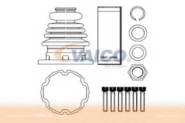 VAICO V10-6390 Комплект пылника, приводной вал для VOLKSWAGEN (Фольксваген) VAICO V10-6390 Комплект пылника, приводной вал для VOLKSWAGEN (Фольксваген)