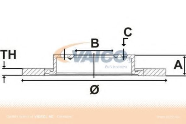 VAICO V20-80015 Тормозной диск для BMW 7 (Бмв 7) VAICO V20-80015 Тормозной диск для BMW 7 (Бмв 7)