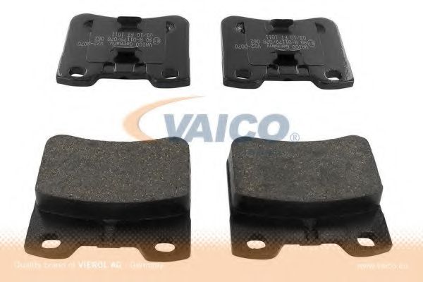 VAICO V22-0070 Тормозные колодки для CITROËN SAXO (CитроËн Саxо) VAICO V22-0070 Тормозные колодки для CITROËN SAXO (CитроËн Саxо)