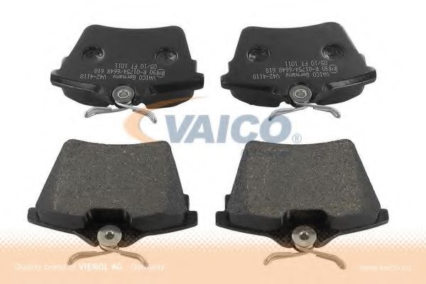 VAICO V42-4118 Тормозные колодки для PEUGEOT 407 (Пежо 407) VAICO V42-4118 Тормозные колодки для PEUGEOT 407 (Пежо 407)