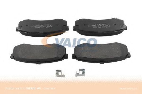 VAICO V70-0022 Тормозные колодки для TOYOTA (FAW) PRADO (Тойота/тоета (фав) Прадо) VAICO V70-0022 Тормозные колодки для TOYOTA (FAW) PRADO (Тойота/тоета (фав) Прадо)
