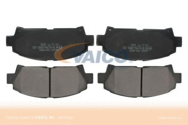 VAICO V70-0052 Тормозные колодки для TOYOTA PASEO (Тойота/тоета Пасэо) VAICO V70-0052 Тормозные колодки для TOYOTA PASEO (Тойота/тоета Пасэо)