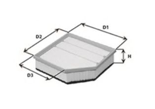 CLEAN FILTERS MA3175 Воздушный фильтр для VOLVO (Вольво) CLEAN FILTERS MA3175 Воздушный фильтр для VOLVO (Вольво)