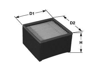 CLEAN FILTERS MG3604 Топливный фильтр для MAN TGS (Ман Тджи с) CLEAN FILTERS MG3604 Топливный фильтр для MAN TGS (Ман Тджи с)