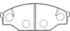 AISIN A1N036 Тормозные колодки для TOYOTA HIACE II (Тойота/тоета Хиаcэ 2) AISIN A1N036 Тормозные колодки для TOYOTA HIACE II (Тойота/тоета Хиаcэ 2)