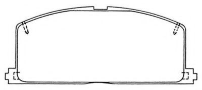 AISIN ASN-101P Тормозные колодки для TOYOTA PASEO (Тойота/тоета Пасэо) AISIN ASN-101P Тормозные колодки для TOYOTA PASEO (Тойота/тоета Пасэо)