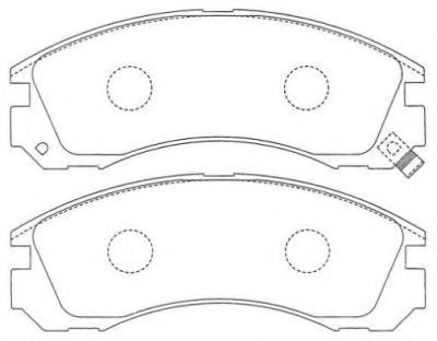 AISIN ASN-151 Тормозные колодки для MITSUBISHI SIGMA (Митсубиши/митсубиси Сигма) AISIN ASN-151 Тормозные колодки для MITSUBISHI SIGMA (Митсубиши/митсубиси Сигма)