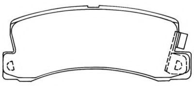 AISIN ASN-207 Тормозные колодки для TOYOTA COROLLA FX (Тойота/тоета Cоролла инфинити фх) AISIN ASN-207 Тормозные колодки для TOYOTA COROLLA FX (Тойота/тоета Cоролла инфинити фх)