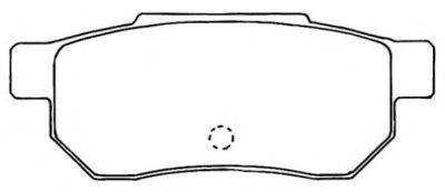 AISIN ASN-217 Тормозные колодки для HONDA CRX II (Хонда Cрх 2)