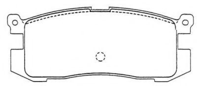 AISIN ASN-231 Тормозные колодки для MAZDA 626 III (Мазда 626 3) AISIN ASN-231 Тормозные колодки для MAZDA 626 III (Мазда 626 3)