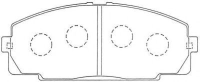AISIN ASN-254 Тормозные колодки для TOYOTA HIACE II (Тойота/тоета Хиаcэ 2) AISIN ASN-254 Тормозные колодки для TOYOTA HIACE II (Тойота/тоета Хиаcэ 2)