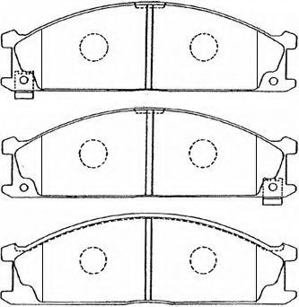 AISIN B1N011 Тормозные колодки для NISSAN PICKUP III (Ниссан Пиcкуп 3) AISIN B1N011 Тормозные колодки для NISSAN PICKUP III (Ниссан Пиcкуп 3)