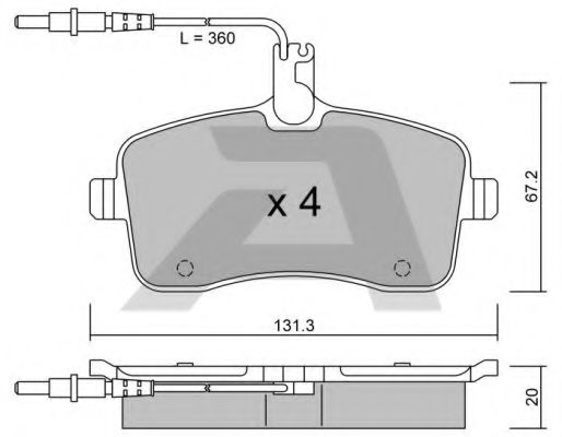 AISIN BPPE-1009 Тормозные колодки для PEUGEOT 407 (Пежо 407) AISIN BPPE-1009 Тормозные колодки для PEUGEOT 407 (Пежо 407)