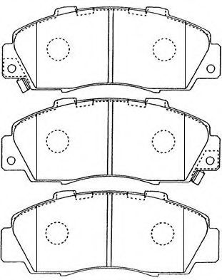 AISIN C1N018 Тормозные колодки для HONDA SHUTTLE (Хонда Шуттлэ) AISIN C1N018 Тормозные колодки для HONDA SHUTTLE (Хонда Шуттлэ)
