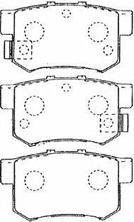 AISIN C2N015 Тормозные колодки для HONDA SHUTTLE (Хонда Шуттлэ) AISIN C2N015 Тормозные колодки для HONDA SHUTTLE (Хонда Шуттлэ)