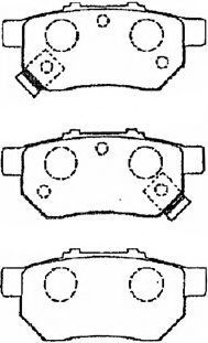 AISIN C2N022 Тормозные колодки для HONDA PRELUDE III (Хонда Прэлудэ 3) AISIN C2N022 Тормозные колодки для HONDA PRELUDE III (Хонда Прэлудэ 3)