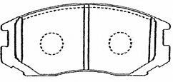 AISIN D1N014 Тормозные колодки для MITSUBISHI LANCER VI (Митсубиши/митсубиси Лансер 6) AISIN D1N014 Тормозные колодки для MITSUBISHI LANCER VI (Митсубиши/митсубиси Лансер 6)