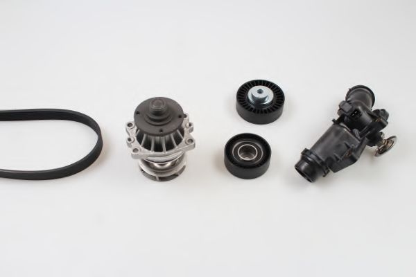 HEPU PK04720TH Водяной насос + комплект ручейковых ремней для BMW 7 (Бмв 7) HEPU PK04720TH Водяной насос + комплект ручейковых ремней для BMW 7 (Бмв 7)