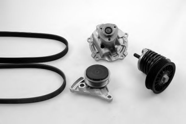 GK K980158D Водяной насос + комплект ручейковых ремней для AUDI A4 (Ауди А4) GK K980158D Водяной насос + комплект ручейковых ремней для AUDI A4 (Ауди А4)