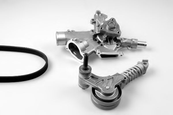 GK K980748B Водяной насос + комплект ручейковых ремней для OPEL ASTRA G (Опель Астра г) GK K980748B Водяной насос + комплект ручейковых ремней для OPEL ASTRA G (Опель Астра г)