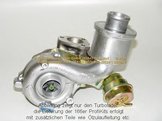 SCHLÜTTER TURBOLADER 166-01040 Компрессор, наддув для AUDI TT (Ауди Тт) SCHLÜTTER TURBOLADER 166-01040 Компрессор, наддув для AUDI TT (Ауди Тт)