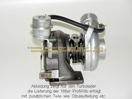 SCHLÜTTER TURBOLADER 166-05020 Компрессор, наддув 