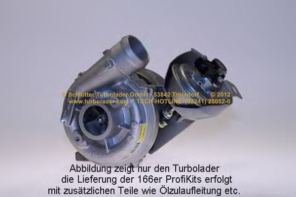 SCHLÜTTER TURBOLADER 166-09470 Компрессор, наддув 