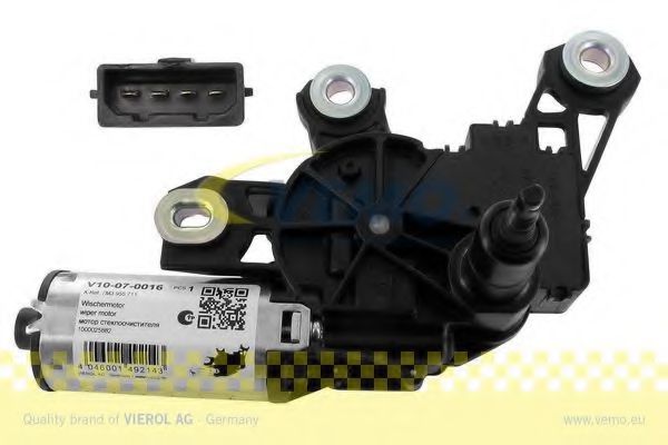 VEMO V10-07-0016 Двигатель стеклоочистителя для VOLKSWAGEN SHARAN (Фольксваген Шаран) VEMO V10-07-0016 Двигатель стеклоочистителя для VOLKSWAGEN SHARAN (Фольксваген Шаран)