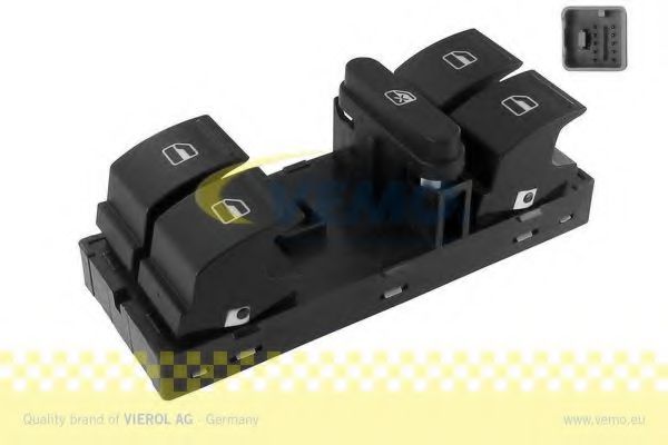 VEMO V10-73-0023 Выключатель, стеклолодъемник для VOLKSWAGEN VENTO V (Фольксваген Венто 5) VEMO V10-73-0023 Выключатель, стеклолодъемник для VOLKSWAGEN VENTO V (Фольксваген Венто 5)