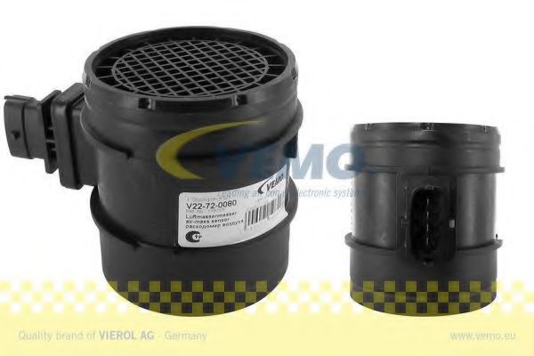 VEMO V22-72-0080 Расходомер воздуха для FIAT (Фиат) VEMO V22-72-0080 Расходомер воздуха для FIAT (Фиат)