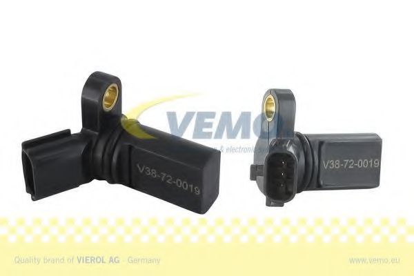 VEMO V38-72-0019 Датчик импульсов; Датчик, частота вращения; Датчик частоты вращения, управление двигателем; Датчик, положение распределительного вала для NISSAN PRIMERA (Ниссан Примера) VEMO V38-72-0019 Датчик импульсов; Датчик, частота вращения; Датчик частоты вращения, управление двигателем; Датчик, положение распределительного вала для NISSAN PRIMERA (Ниссан Примера)