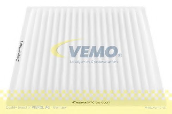 VEMO V70-30-0007 Фильтр, воздух во внутренном пространстве для LEXUS GS (Лексус Джи с) VEMO V70-30-0007 Фильтр, воздух во внутренном пространстве для LEXUS GS (Лексус Джи с)